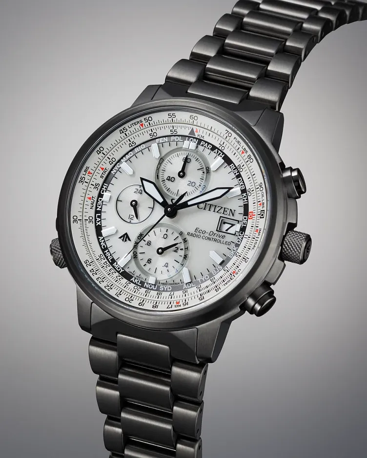 Promaster Navihawk A-T Silver-Tone Dial Stainless Steel Bracelet Promaster Navihawk A-T Silver-Tone Dial Stainless Steel Bracelet